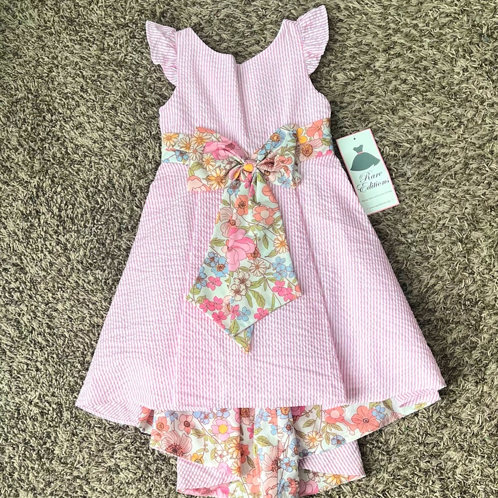 Rare Editions Seersucker Dress